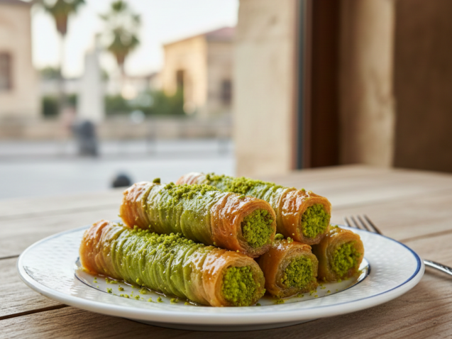 fıstıklı sarma